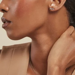 Boucles D'oreilles Puces Starlight Or Jaune Diamant