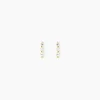Boucles D'oreilles Puces Tria Or Jaune Oxyde De Zirconium