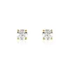 Boucles D'oreilles Puces Victoria Or Jaune Diamant