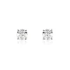 Boucles D'oreilles Puces Victoria Or Blanc Diamant