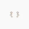 Boucles D'oreilles Puces Xene Or Jaune Diamant