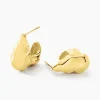 Boucles D'oreilles Siofra Acier Jaune