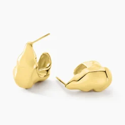 Boucles D'oreilles Siofra Acier Jaune