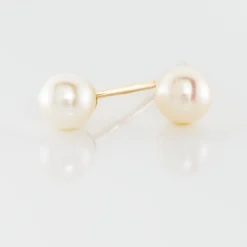 Boucles D'oreilles Suki Or Jaune Perle De Culture