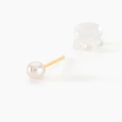 Boucles D'oreilles Suki Or Jaune Perle De Culture