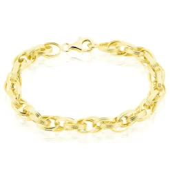 Bracelet Aaron Maille Fantaisie Or Jaune