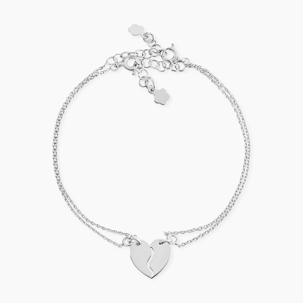 Bracelet Abrar Argent Blanc