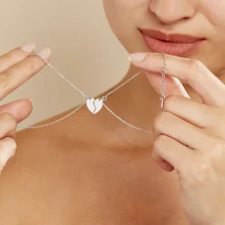 Bracelet Abrar Argent Blanc