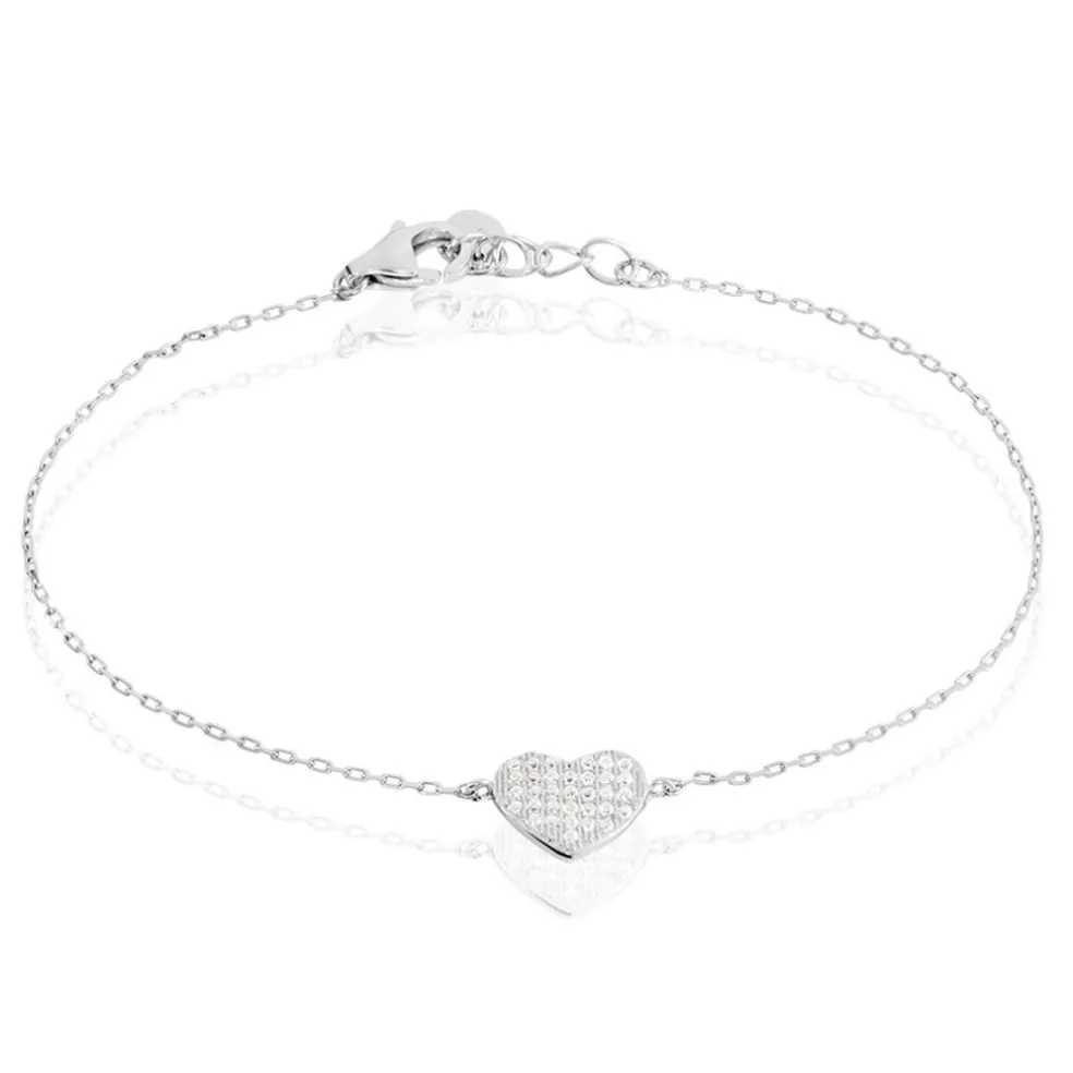 Bracelet Achahildis Argent Oxyde De Zirconium