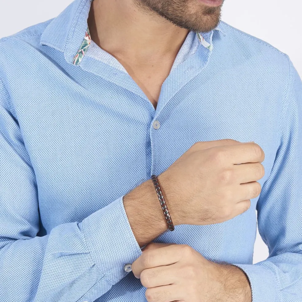 Bracelet Acier Blanc Edouard