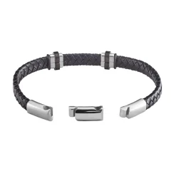 Bracelet Acier Blanc Ludovic Oxyde De Zirconium
