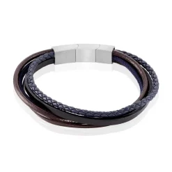 Bracelet Acier Blanc Romain