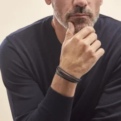 Bracelet Acier Blanc Romain