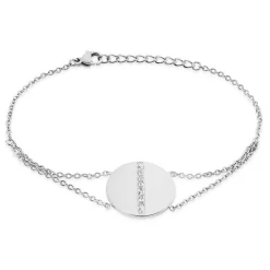 Bracelet Acier Sabina Strass