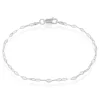 Bracelet Adelaide Argent Blanc