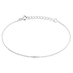 Bracelet Adriaan Argent Blanc Oxyde De Zirconium