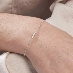 Bracelet Adriaan Argent Blanc Oxyde De Zirconium