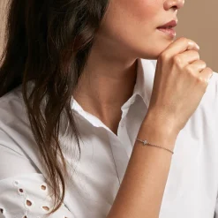 Bracelet Alcyone Argent Blanc