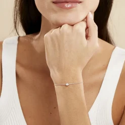 Bracelet Alda Argent Blanc Oxyde De Zirconium