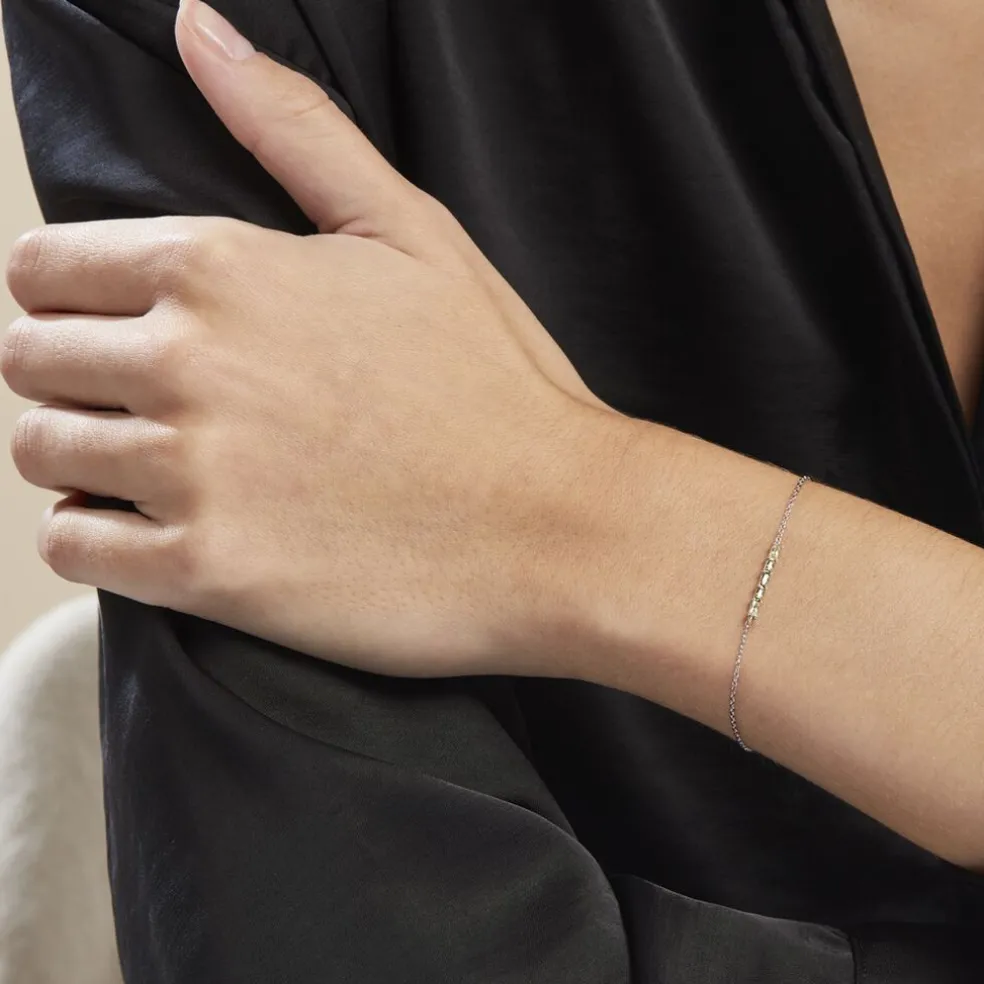 Bracelet Alexander Argent Blanc Oxyde De Zirconium