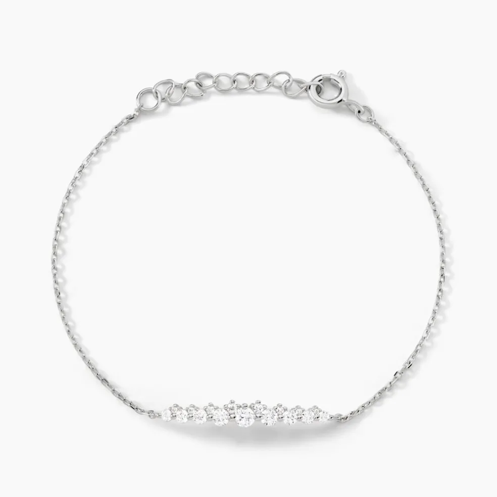 Bracelet Aliah Argent Blanc Oxyde De Zirconium