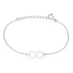 Bracelet Alicia Argent Blanc Céramique