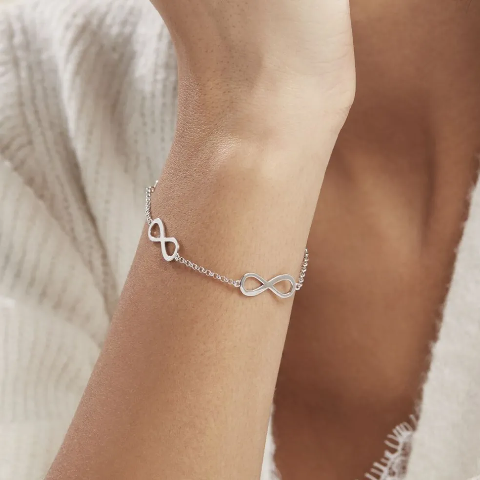 Bracelet Aliya Argent Blanc Rhodié
