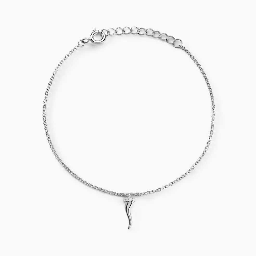 Bracelet Amalthee Argent Blanc Oxyde De Zirconium
