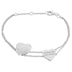 Bracelet Amarita Argent Blanc Oxyde De Zirconium