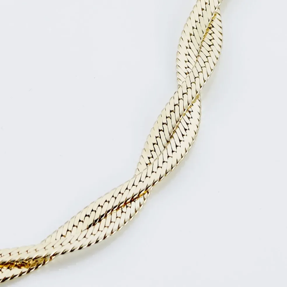 Bracelet Anaiz Argent Bicolore