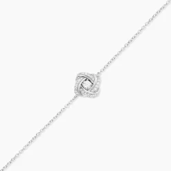 Bracelet Anasthase Argent Blanc Oxyde De Zirconium