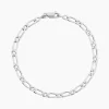 Bracelet Anilo Argent Blanc