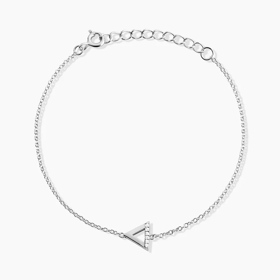 Bracelet Anna Argent Blanc Oxyde De Zirconium