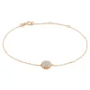 Bracelet Anne-laure Or Rose Diamant