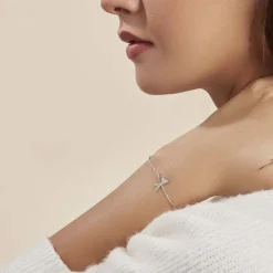 Bracelet Anne-louise Argent Blanc