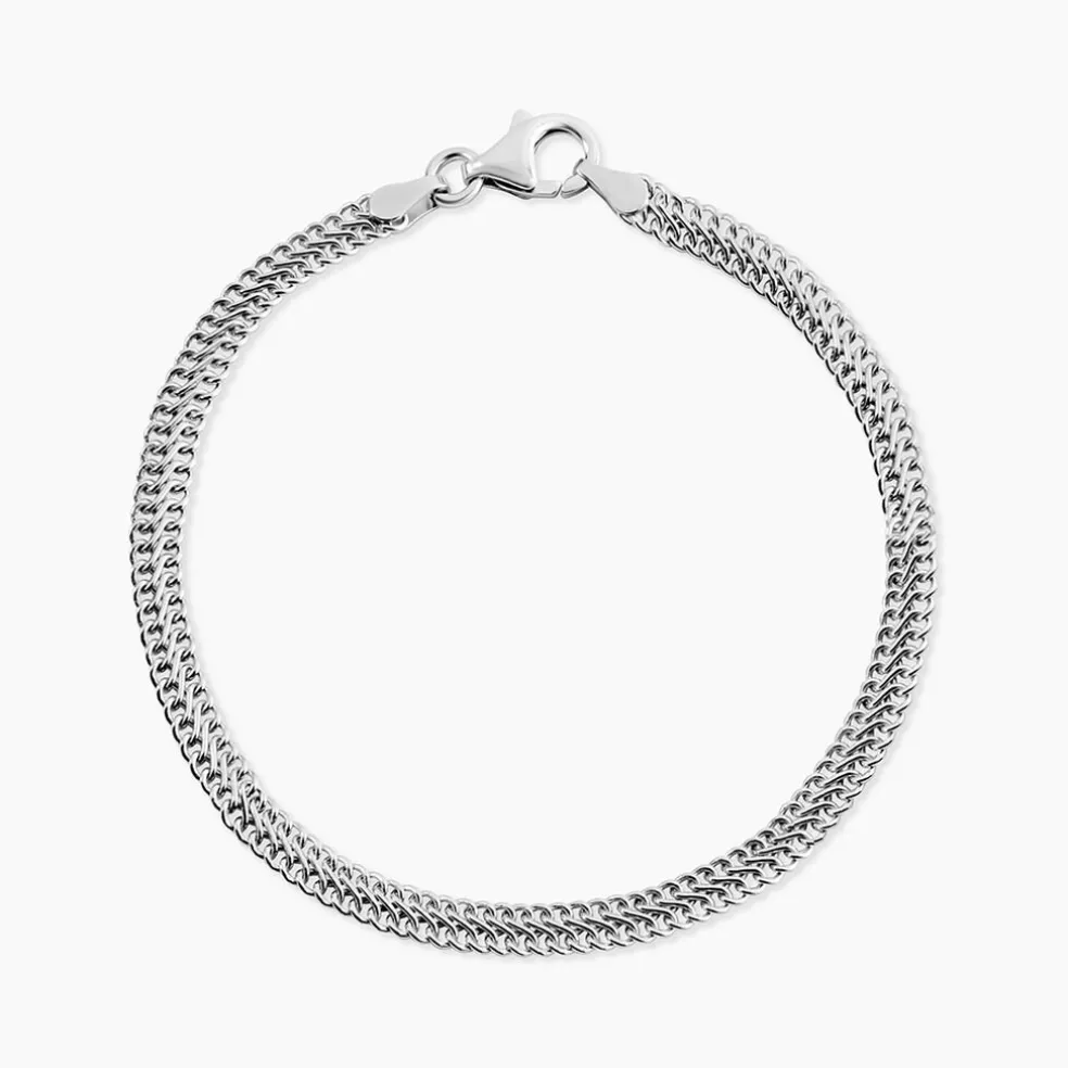 Bracelet Anne-sylvieae Argent Blanc