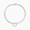 Bracelet Antonya Argent Blanc