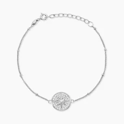 Bracelet Apollinaris Argent Blanc Oxyde De Zirconium