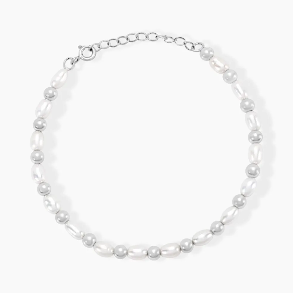 Bracelet Argent Bede Perles De Culture