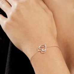 Bracelet Argent Bicolore Serapis Oxyde De Zirconium