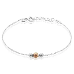 Bracelet Argent Bicolore Wilmart