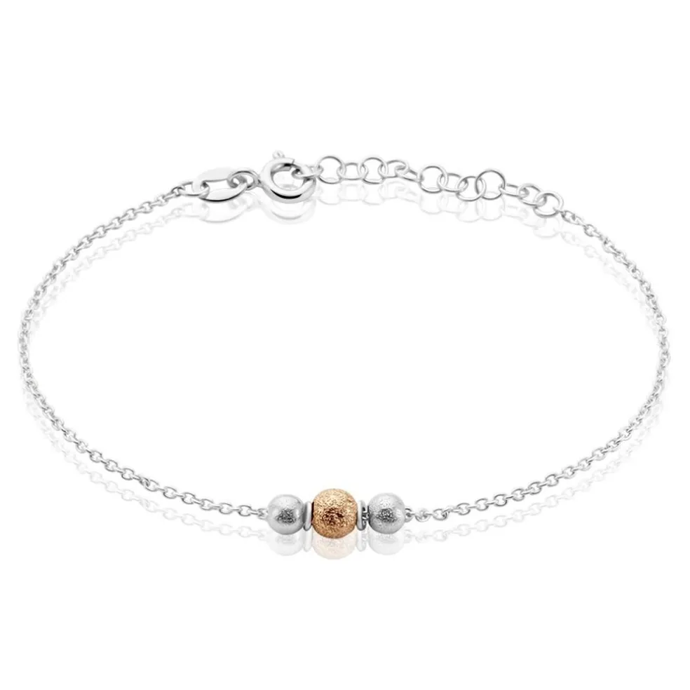 Bracelet Argent Bicolore Wilmart