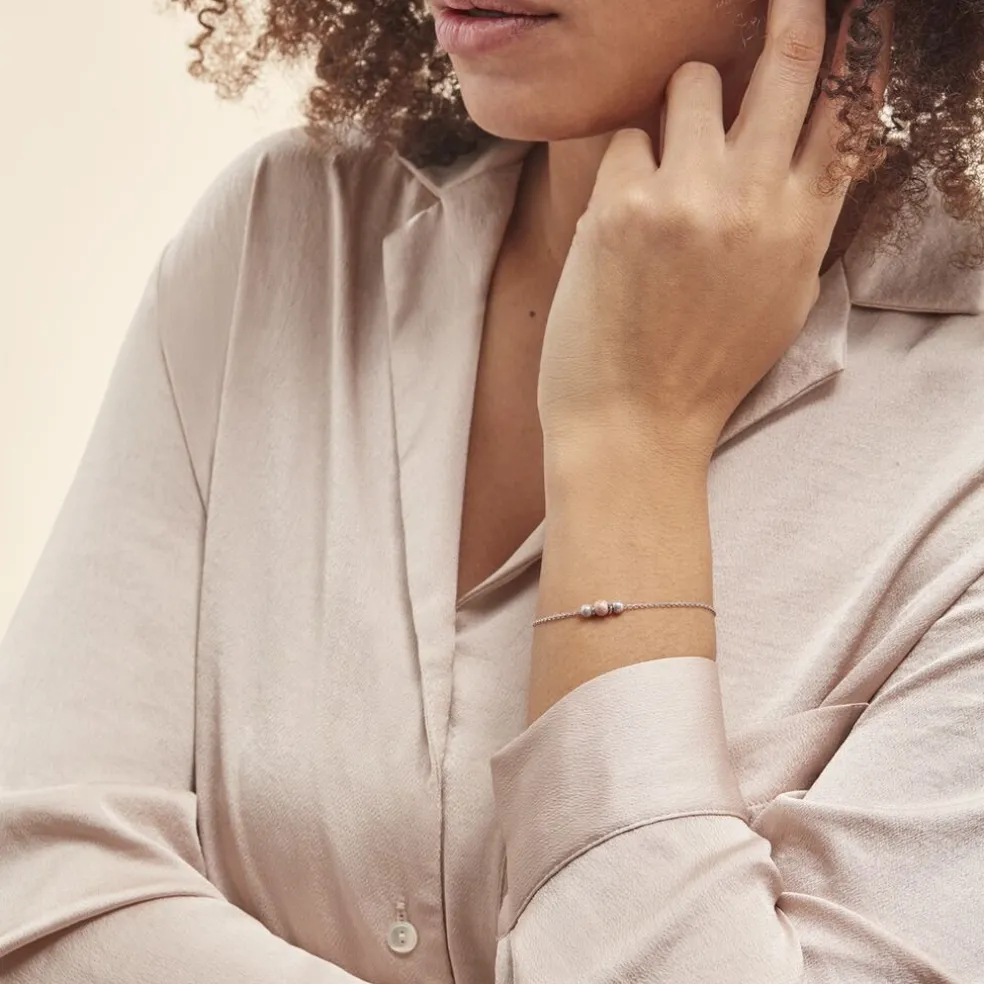 Bracelet Argent Bicolore Wilmart