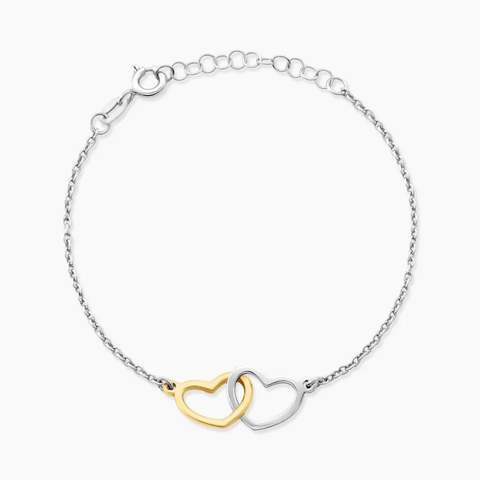 Bracelet Argent Bicolore Fethi