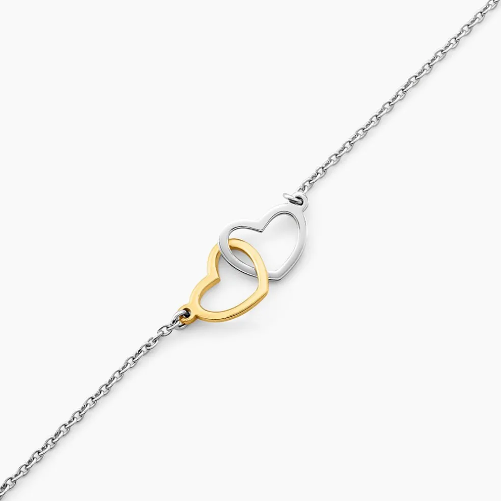 Bracelet Argent Bicolore Fethi