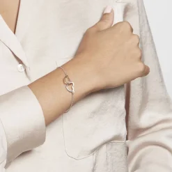 Bracelet Argent Bicolore Fethi