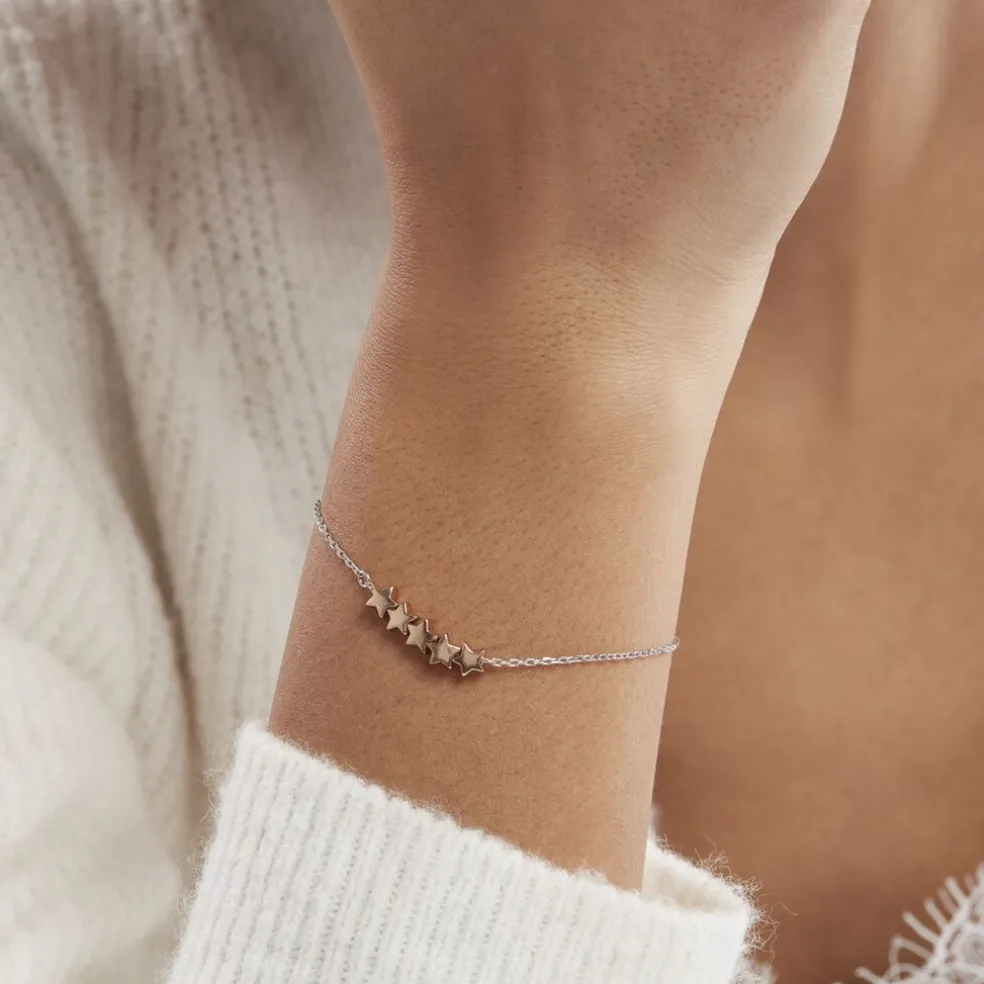 Bracelet Argent Bicolore Manya