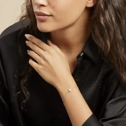 Bracelet Argent Blanc Afonso Oxyde De Zirconium