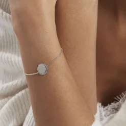 Bracelet Argent Blanc Amika Oxydes De Zirconium