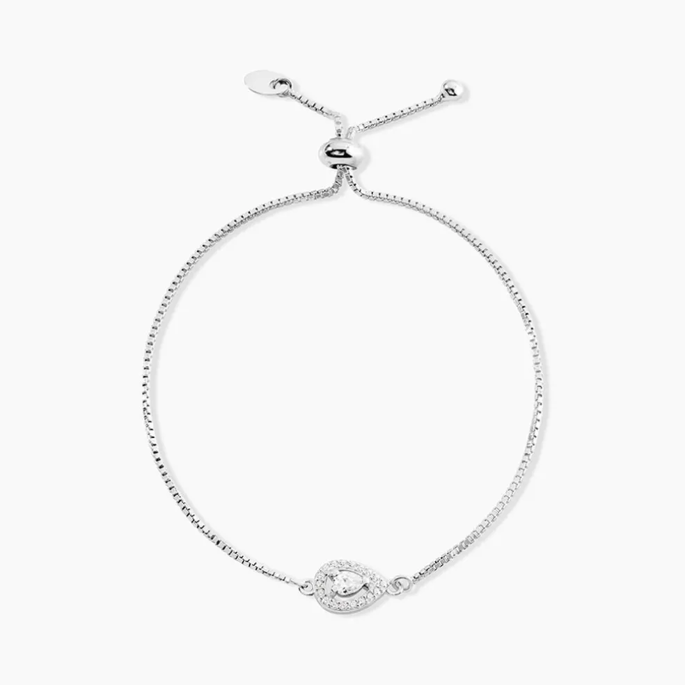 Bracelet Argent Blanc Andromeda Oxydes De Zirconium